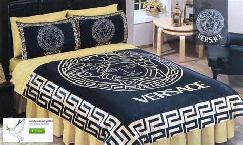 Versace Bedroom Bedding Set Queen Sheet Pillowcases Duvet