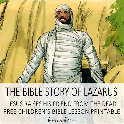Bible Story Of Lazarus A Friend To Jesus
