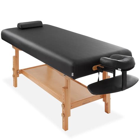 Saloniture Professional Stationary Massage Table Includes Shelf