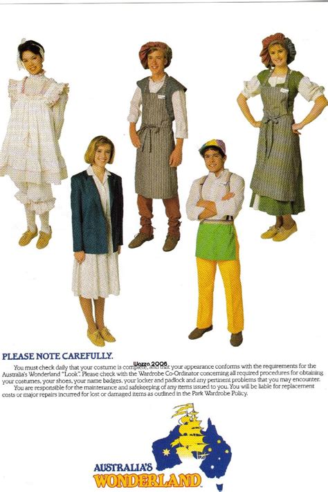 Original Uniforms Wonderland History