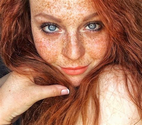 😍 ️ Clio Follow U Women With Freckles Beautiful Freckles Red Hair Woman