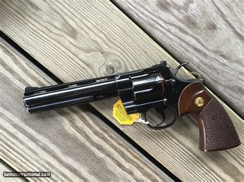Colt Python 357 Magnum 6 Blue Mfg 1977 Appears Unfired Since