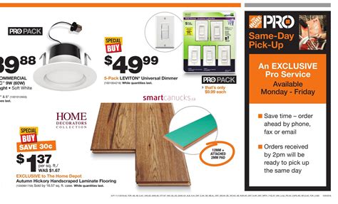 Home Depot PRO Savings Flyer November 24 to 28