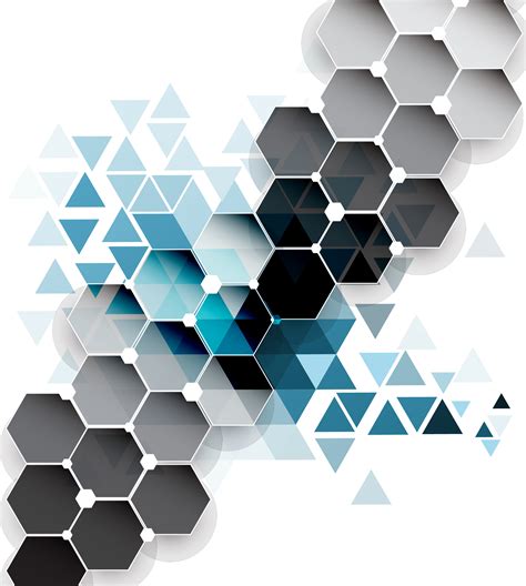 Abstract Geometric Transparent Background Design Free Template Ppt Images