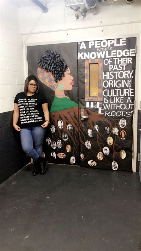 25 Awesome Teachers That Decorated Their Classroom Doors For Black
