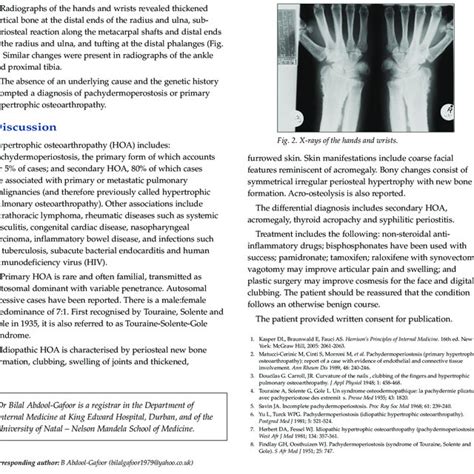 The Patients Right Hand And Wrists Download Scientific Diagram