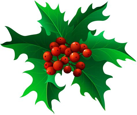 Christmas Leaf Png Free Logo Image