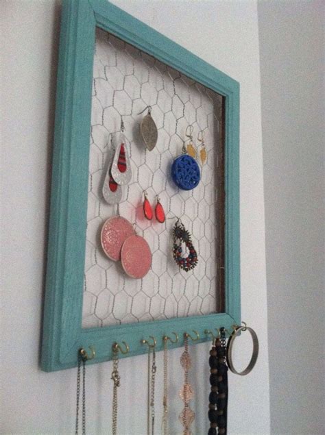 Jewelry Holder With Necklace Holders By Projectsforchange On Etsy Diy