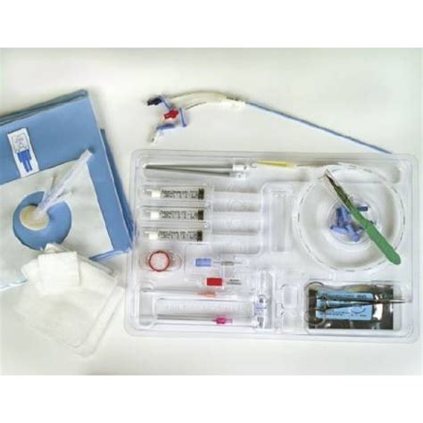 Central Venous Catheter Kit Groshong 8 Fr Single Lumen