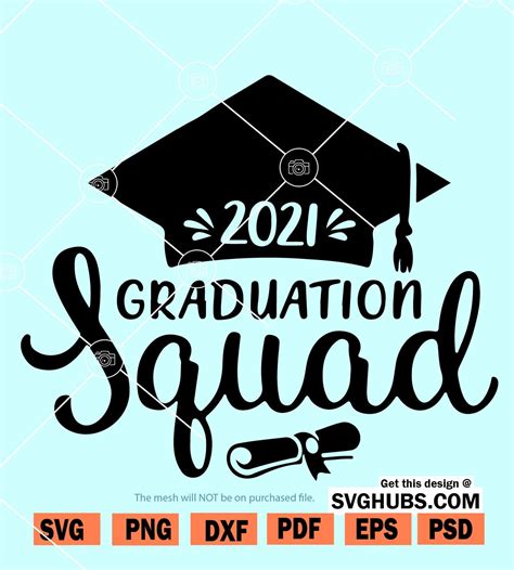 2021 Graduation Squad Svg Graduation Svg 2021 Graduation Svg