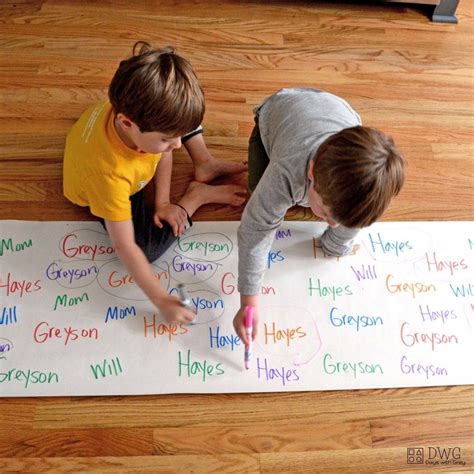 Name Recognition Activity All About Me Activities Name Activities