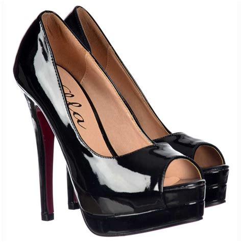 Maybe you would like to learn more about one of these? Black Peep Toe High Heels | Mad Heel