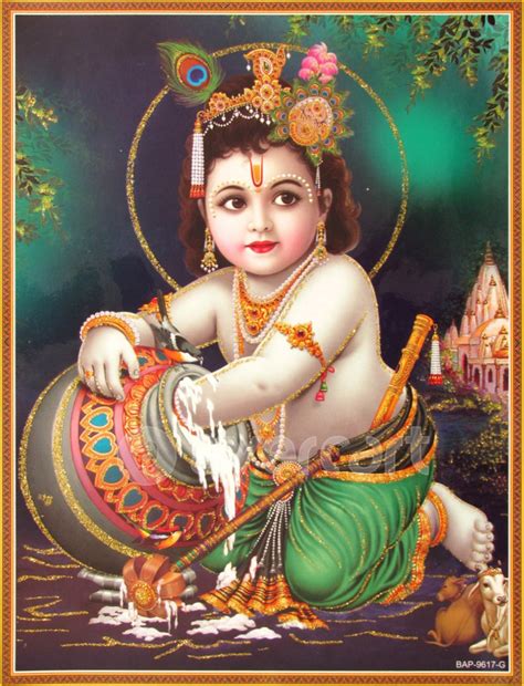 Pure Consciousness Lord Krishna The Adorable One With Beautiful