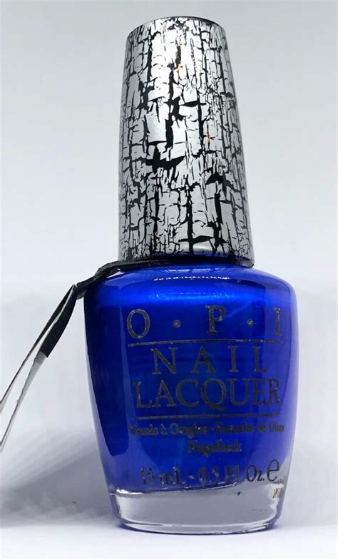 Opi Crackle Nail Polish Blue Shatter Nl E56 Crackle Lacquer Create 2 Tone👣 Ebay