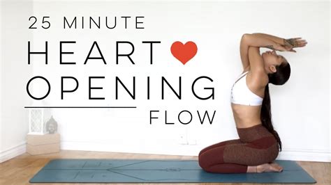 Heart Opening Yoga Flow For Chest Shoulders And Upper Back Youtube