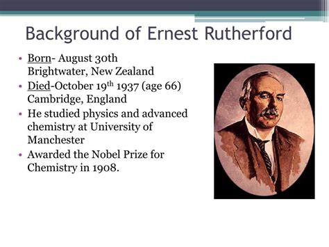 Ppt Ernest Rutherford Powerpoint Presentation Free Download Id2529893