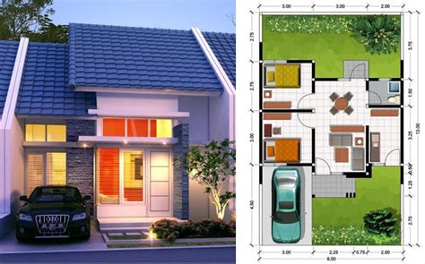 Model yang sederhana tapi fungsional, menjadi daya tarik dari desain rumah minimalis. Desain Rumah Type 45 - Desain Rumah Baru