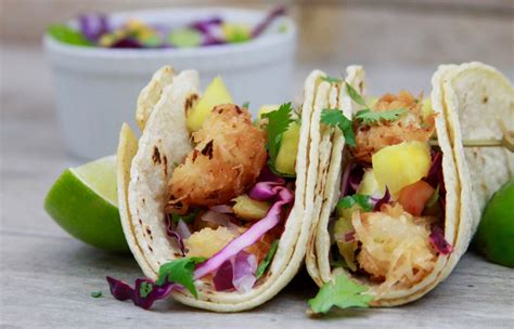 Spicy Coconut Shrimp Tacos With Pineapple Slaw Growing Up Bilingual