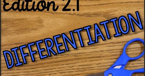 Differentiation 21 Free To Discover