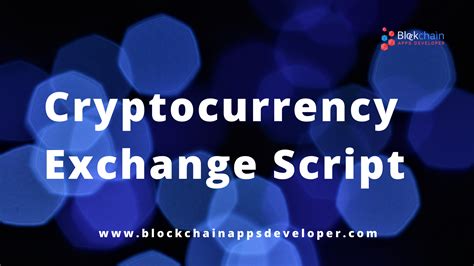 It requires some investment and in particular current pattern examination. Cryptocurrency Exchange Script (With images ...
