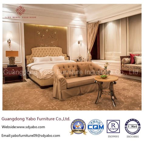 China Modern Luxury Hotel Furniture With Wood Bedroom Set Yb 827