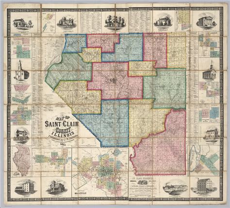 Saint Clair County Illinois David Rumsey Historical Map Collection