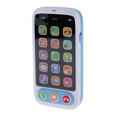 Magideal Kids Pretend Play Cell Phone With Sound Music Early Education