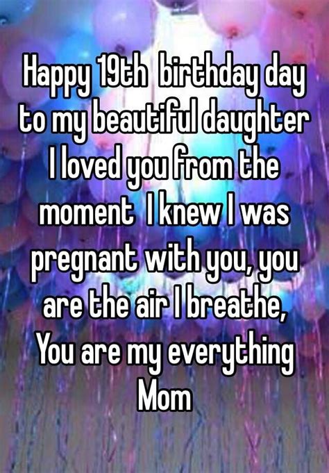 Happy 19th Birthday Quotes For Daughter Shortquotescc