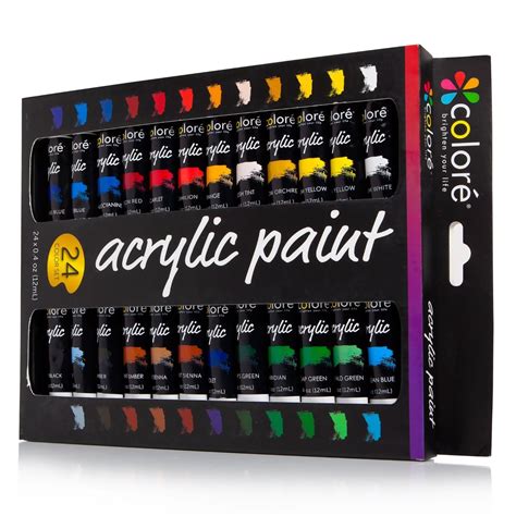 Colore Acrylic Paint Set Perfect For Painting Canvas