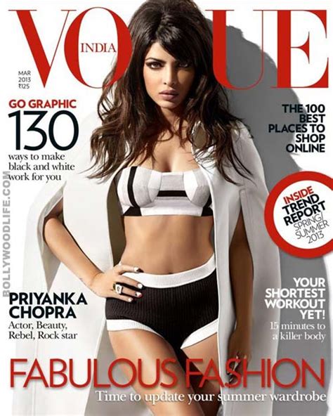 Priyanka Chopra Bikini Photoshoot 2013 For Vogue Stars World