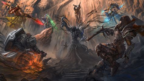 Diablo 3 Reaperofsouls Fanart All Against Death By Novaillusion On