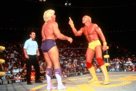 Historia Del Wrestling Hulk Hogan Vs Ric Flair Wcw Bash At The Beach