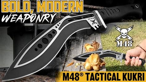 The Ultimate Field Machete M48 Tactical Kukri Youtube