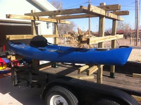 How To Build A Canoe Rack For A Trailer Build Wooden Shipm