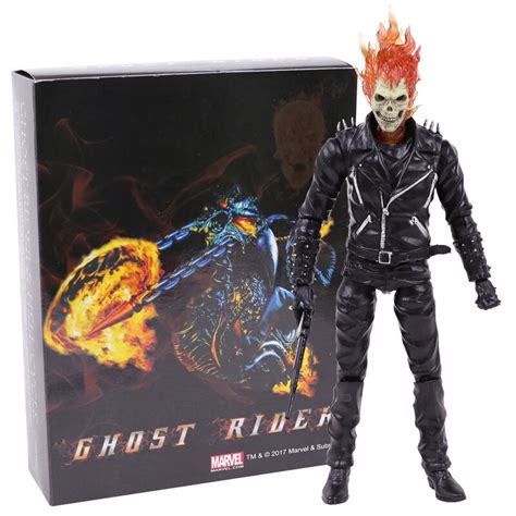 Figura De Acción De Ghost Rider Juguete Coleccionable De Pvc 23cm
