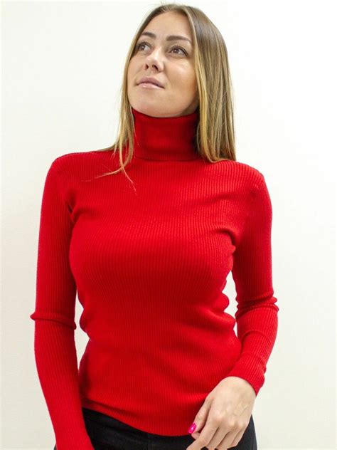 Pin By Sova Anima On Women In 2022 Ladies Turtleneck Sweaters Turtleneck Outfit Tight Sweater