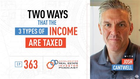 Two Ways That The 3 Types Of Income Are Taxed With Josh Cantwell