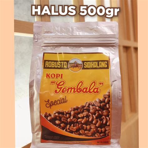 Jual Bubuk Kopi Gembala Robusta Halus Gr Kopi Sidikalang Coffee