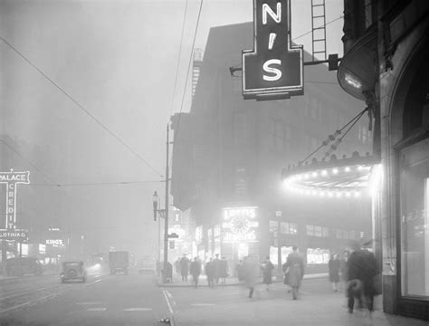 War Time Production Causes A Smoggy Day In 1944 Pittsburgh By Walter