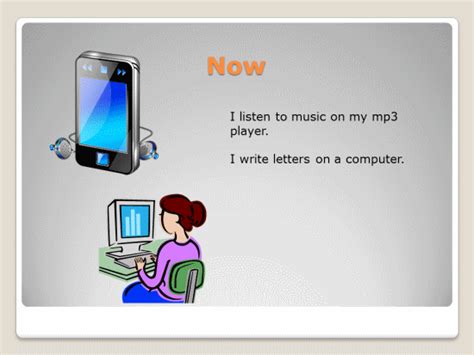 then and now powerpoint activity k 5 computer lab technology lesson plans technology lesson