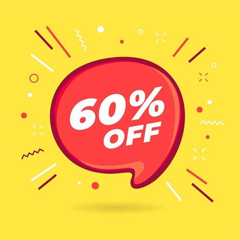 Special Offer Sale 60 Percent Off Red Bubble 3043738 Vector Art At