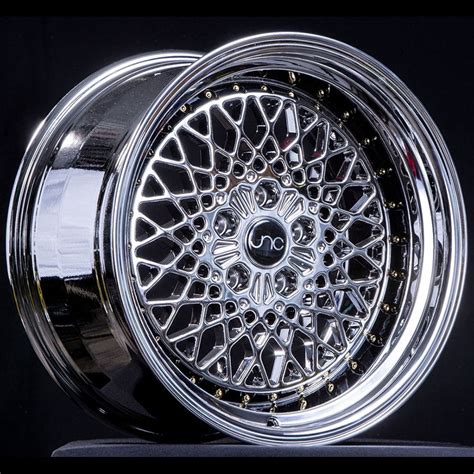 Jnc Wheels 18 Jnc045 Platinum W Gold Rivet Rim 5x1143 18x975