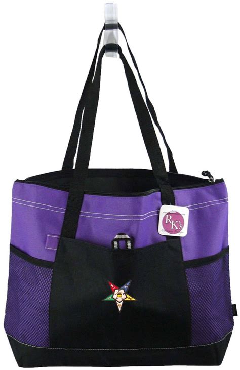 Order Of The Eastern Star Gemline Select Zippered Tote Bag Etsy