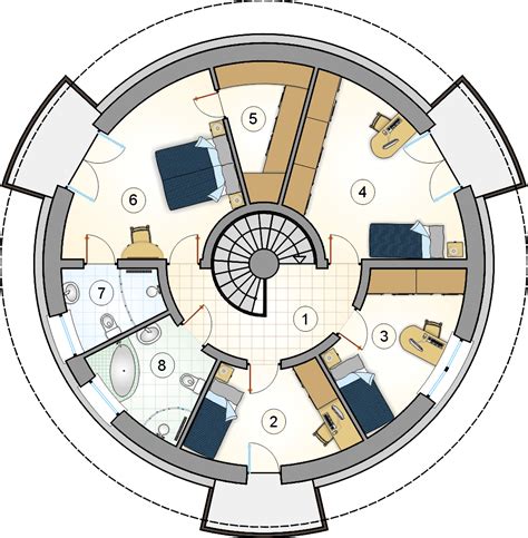 Circular House Plans Octagon House Round House Plans