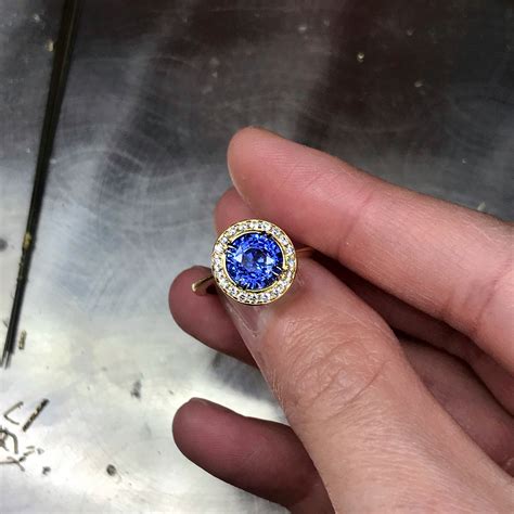 Sapphire Engagement Ring Ray Griffiths Fine Jewelry