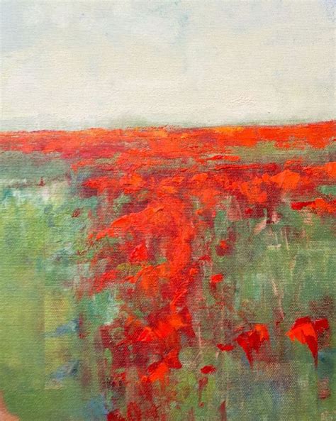 Red Poppies 6 2017 Oil Painting By Don Bishop Painting Poppy Art