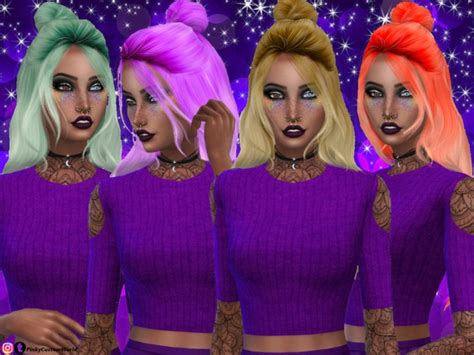 Recolor Of Wingssims On0910 Hair The Sims 4 Catalog