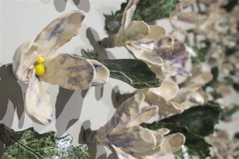 bradley sabin artists callan contemporary ceramic flowers artist floral wall