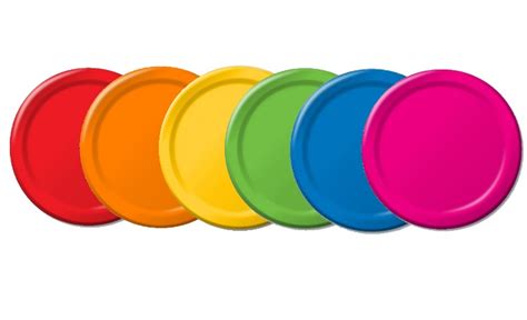 Rainbow Mix Dinner Plates 12pk