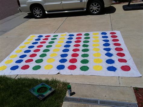 Make A Giant Twister Game Board 80s Themed Party Twister Game 80s Theme